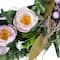 13" Purple Artificial Mixed Floral and Greenery Spring Wreath